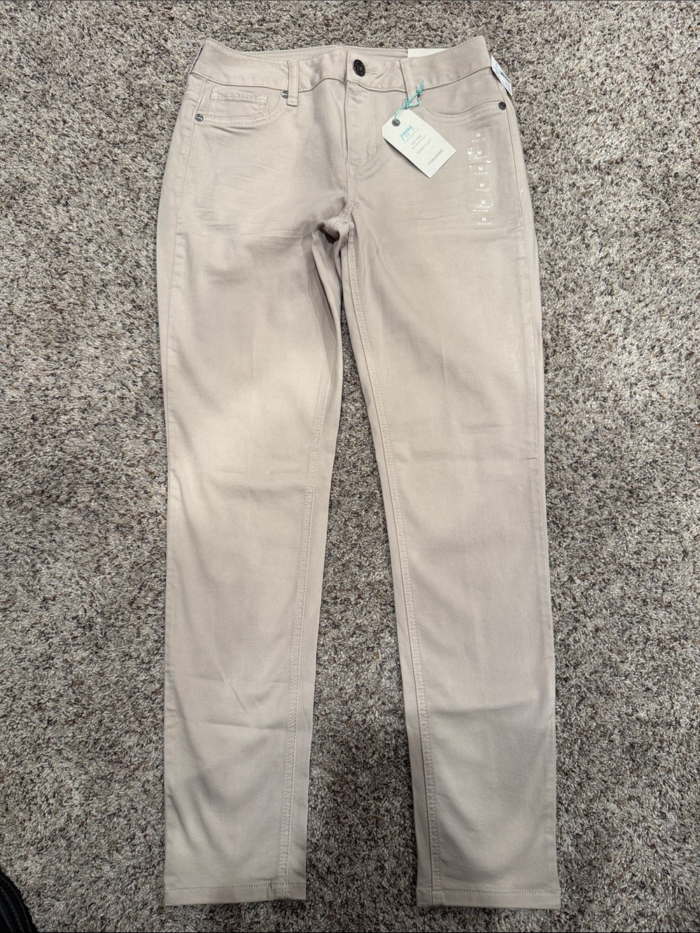 Maurices Light Beige Skinny Jeans